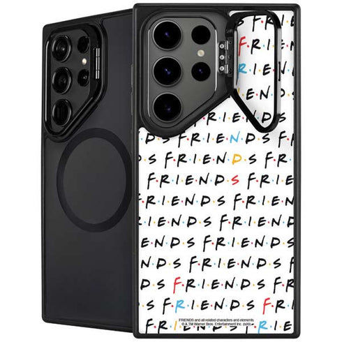 Warner Bros FRIENDS Pattern Galaxy S25 Ultra Kickstand Case